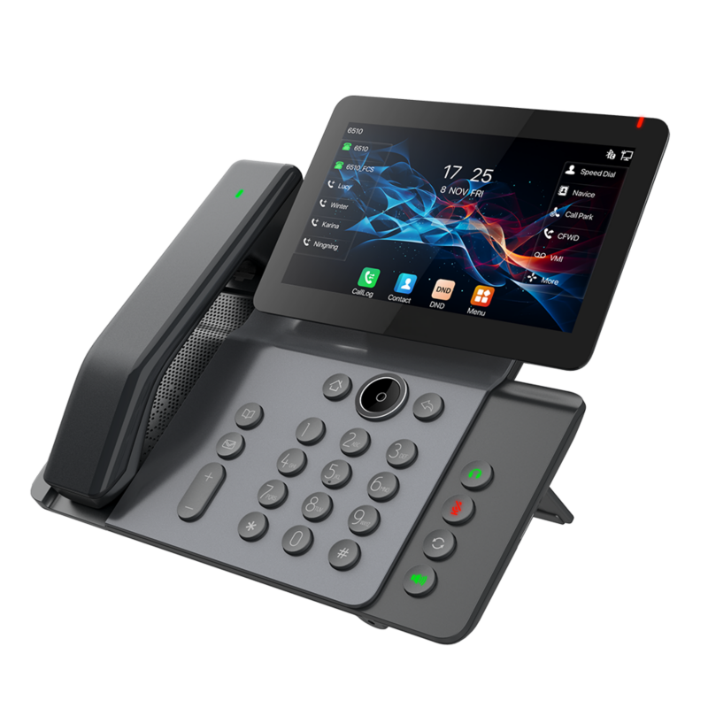Enterprise VoIP Hardware | Yealink Phone Systems for Georgia Businesses VQTech business VoIP phone system hardware including Yealink desktop phones with color touchscreens, cordless DECT handsets, and conference room devices for unified communications in Georgia businesses
